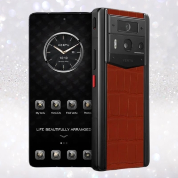 METAVERTU 2 ALLIGATOR SKIN WEB3 AI PHONE - ORANGE